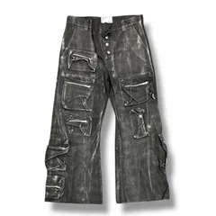 KRAFT WORK / BK FLARED CARGO カーゴパンツ デニム 即日発送KRAFT WORK / BK FLARED CARGO / BLACK - メルカリ