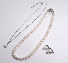 伊勢志摩英虞湾あこや真珠 5-5.5mm パールネックレス - メルカリ