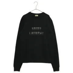 SAINT LAURENT PARIS (サンローランパリ) フロントロトクルーネックスウェットトレーナー ブラック 541864のサムネイル