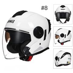 RNGジェットヘルメット ダブルレンズ 男女 - メルカリ