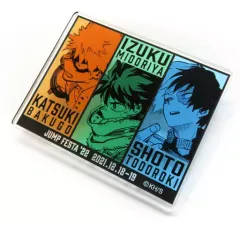 【中古】バッジ・ピンズ [単品] 緑谷出久＆爆豪勝己＆轟焦凍 アクリルバッジ 「僕のヒーローアカデミア」 ジャンプフェスタ2022限定