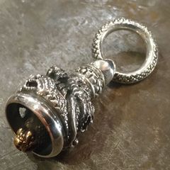 新品 ベル スネーク 925シルバー ペンダント