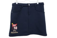 PAR72(パーセッタンタドゥエ) スカート ネイビー レディース XL ゴルフ用品 2506-0297 中古