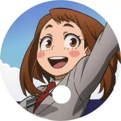 【中古】うちわ・扇子 麗日お茶子 オリジナルうちわ 「僕のヒーローアカデミア 雄英高校オープンスクール」 クレーンゲーム500円分プレイ特典