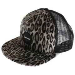 supreme シュプリーム レオパード ブラック キャップ Supreme 2024SS | レオパードベルベットキャンプキャップ