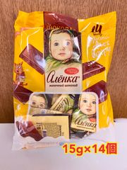 【未開封】アリョンカチョコレート 1袋(15g×14個) /ウズベキスタン ソ連