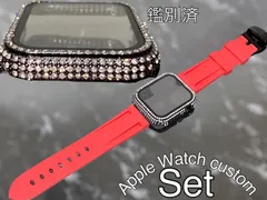 ブラック　レッド　アップルウォッチ ケースカバーApple Watch. Dラバーベルト ラバーバンド キラキラカバー ケース 鑑別済み 最高品質