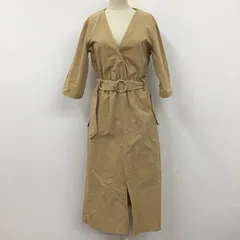 ZARA ザラ ワンピース ロングスカート 7385 111 743 カシュクール ベルト付き スリット 七分袖のサムネイル