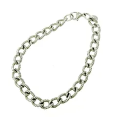 【中古】TIFFANY&Co. ティファニー シルバー ツイストロープ ブレスレット 19.9g 925刻印 424206 ブレスレット