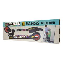 ラングスジャパン RANGS R1 ラングススクーター ブラック 折りたたみ式 3段階調整 【ジャンク】【沖縄・離島配送不可】