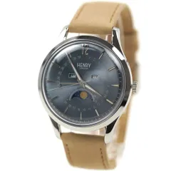 [アウトレット箱] ヘンリーロンドン 腕時計 メンズ レディース ムーンフェイズ 月、曜日、日付カレンダー HENRY LONDON HL39-LM-0209-TTのサムネイル
