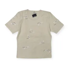 INGEBORG インゲボルグ タグ付き ロゴデザイン 半袖Tシャツ 11AR/アイボリー