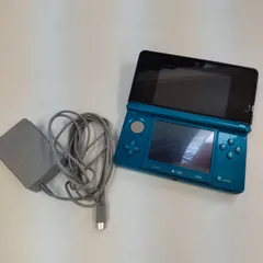 起動確認済み　Nintendo 3DS　ニンテンドー　任天堂　アクアブルー　本体　L864