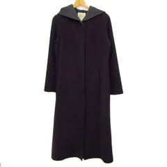 ユリエニタニ ロングコート フーディ SOLO PLUS アウター レディース 40サイズ グレー系 YURIE NITANI 【中古】
