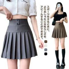 スカート ゴルフ ハイウエスト レディース ウエストゴム aライン プリーツ ミニスカート テニススカート ストレッチ インナーパンツ スポーツ ゴルフウェア 黒 白 グレー#wunib2021