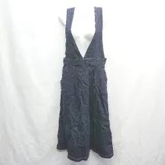 ◇ ⊇ ROPE PICNIC ロペピクニック ジャンパースカート - ロング丈 ワンピース サイズ38 インディゴブルー レディース E  【1409100040029】