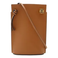 あげぴっぴ様 LOEWE ダイスポシェット ブラックレザーショルダーバッグ