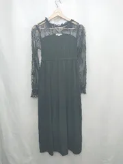 ◇ ⊂ Sweet Mommy スウィートマミー 長袖 膝下丈 ワンピース サイズM ブラック系 レディース E  【1503060004524】