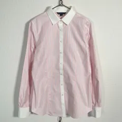 Brooks Brothers ストライプ タック入り コットンシャツ サイズ4 ブルックスブラザーズ ピンク