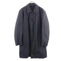 極美品✨ヒューゴボス スタンドカラーコート ヘリンボーン 50 XLサイズ HUGO BOSS (ヒューゴボス) 撥水 スロートラッチ シングルボタン