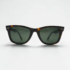 Ray-Ban ウェイファーラー WAYFARER ウェリントン サングラス ブラウン ベッコウ RB2140-F 902 52-22 3N イタリア製