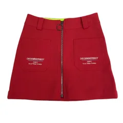 値下げ　新品未使用　ディッセンバーメイ　プリーツスカート　サイズS ディッセンバーメイ DM 【ストレッチ】一体型ぺチパンツ付