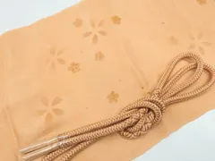 【京松】【着物】和装小物 帯締め帯揚げセット 丸組 花文 帯締 帯揚 kyo7w04-247