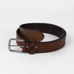 新品 未使用 タグ付き R刻印 45R レザーベルト 本革 キャメル 日本製