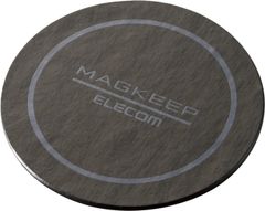 351 エレコム マグネットステッカー Magkeep 【 iPhone12 / 12 Pro シリーズ対応 】 1枚入り 木目調(ブラック) AMS-DSSTWBK