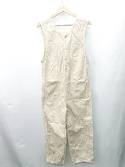 ◇ Θ SOMETHING × FREAK'S STORE オーバーオール サイズS ベージュ系 レディース E  【1409240037590】