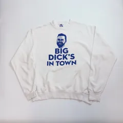 Champion チャンピオン フロントプリント スウェット トレーナー 裏起毛 ホワイト XL　B202507