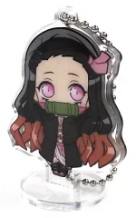 【中古】キーホルダー・マスコット(キャラクター) 竈門禰豆子 「鬼滅の刃 ここみえアクリルフィギュア」