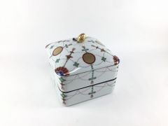 新品、作家作品】九谷焼二段重 朱巻小花 河村澄香 - メルカリ