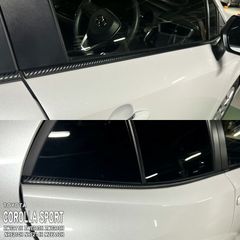 【松印】車種専用 ドアアンダーモールフィルム トヨタ カローラスポーツ ZWE211H ZWE213H ZWE219H NRE210H NRE214H MZEA12H ハイブリッド