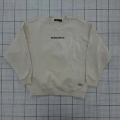 ◇ ⊇ SILAS サイラス 裏起毛 長袖 トレーナー スウェット サイズM アイボリー系 メンズ E  【1508260062183】