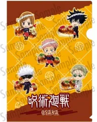 【中古】クリアファイル 集合(たこ焼き) A4クリアファイル 「呪術廻戦」大阪限定