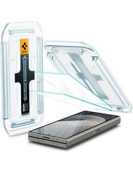 【AKL26】 Spigen Galaxy Z Fold 6 ガラスフィルム ガイド枠付き 2枚入 ギャラクシーZフォールド6 対応 フィルム 指紋認証対応 インカメ保護 指導吸着 AGL07969