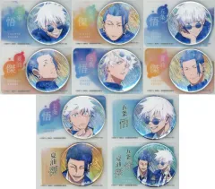 呪術廻戦 五条悟 夏油傑　キャラバッジコレクション 懐玉 玉折 缶バッジ　2点 呪術廻戦」五条悟＆夏油傑の高専時代が美しすぎ！ 儚げで思わず