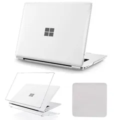 新品 Microsoft Surface Laptop Go 3 (2023)/ Go 2 (2022)/ Go (2020) ケース 保護ケース 12.4インチ PC 薄型 軽量 耐衝撃性 傷防止 排熱口設計 (モデル番号2013 1943) (クリア)