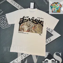 【今日WTO】Evisu 2025 プリント T シャツ-OJ95