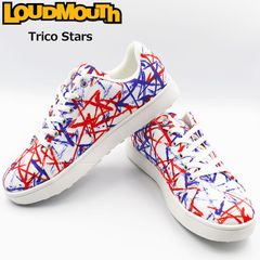 【サイズ選択可】Loudmouth ラウドマウス ユニセックス スパイクレス ゴルフシューズ Trico Stars トリコスターズ LM-GS0002 763974(355) 新品【Loudmouth正規販売店】
