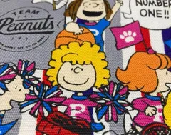 KOKKA Peanuts スヌーピー チームピーナッツ オックス 生地　グレー