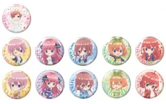 【中古】バッジ・ピンズ(キャラクター) 全10種セット+BOX購入特典 「五等分の花嫁 トレーディングおっきめ缶バッジ」