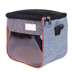 『大特価』 持ち運び旅行通院防災移動用インコ ケージ ハリネズミ チンチラ モルモット ポーチ キャリーケース(S) お出かけペットバック通気性メッシュモモンガ 透明窓付き小動物 肩掛け ペットキャリーバッグ おでかけ ハムスター キャリー キャリー鳥 うさぎ