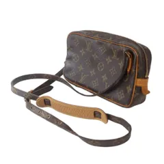 LOUIS VUITTON ルイヴィトン ポシェット　マルリーバンドリエール ショルダーバッグ モノグラム ブラウン M51828 DU0093 NT Bランク