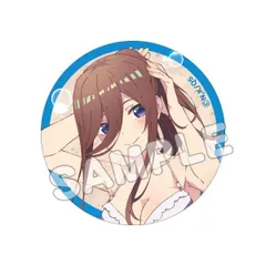 五等分の花嫁∽ 描き下ろし缶バッジ 水着 中野三玖