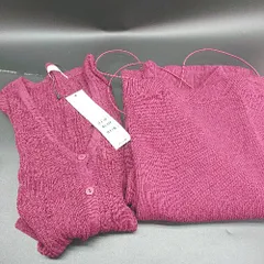 ◇ ⊂ LOYAL PARTY ロイヤルパーティー 上下セット ロング セットアップ サイズフリー ボルドー レディース E  【1502180043963】