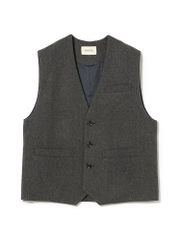 [ビームスボーイ] ベスト O.24F-YU055 レディース CHARCOAL.GREY