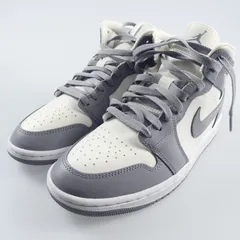 【姫路東店】 中古 NIKE | ナイキ スニーカー WMNS AIR JORDAN 1 MID BQ6472-115 2022A/W グレー 25.5cm 【126】