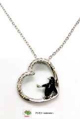 ☆新品未使用「送料込」ペンギンネックレス//🐧かわいい動物モチーフ//上品な輝き//プレゼントにも♪